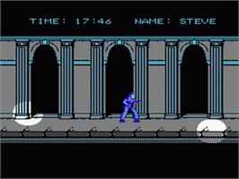 In game image of Hostage: Rescue Mission on the Nintendo NES.