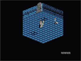 In game image of Immortal on the Nintendo NES.