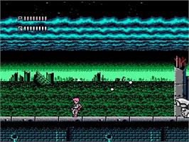 In game image of Journey to Silius on the Nintendo NES.