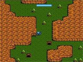 In game image of King's Knight on the Nintendo NES.