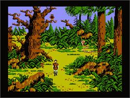 In game image of King's Quest V: Absence Makes the Heart Go Yonder on the Nintendo NES.
