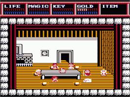In game image of Legacy of the Wizard on the Nintendo NES.