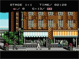 In game image of Mafat Conspiracy on the Nintendo NES.