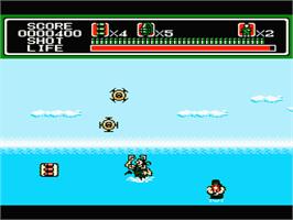 In game image of Mechanized Attack on the Nintendo NES.