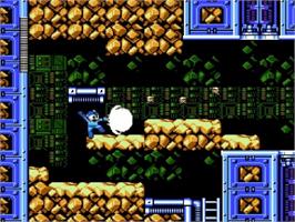 In game image of Mega Man 5 on the Nintendo NES.