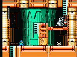 In game image of Mega Man 6 on the Nintendo NES.