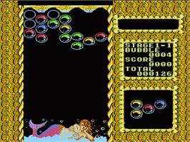 In game image of Mermaids of Atlantis: A Riddle of a Magic Bubble on the Nintendo NES.