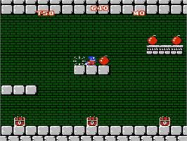 In game image of Mighty Bombjack on the Nintendo NES.