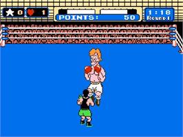 In game image of Mike Tyson's Punch-Out!! on the Nintendo NES.