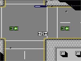 In game image of Motor City Patrol on the Nintendo NES.