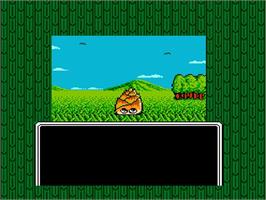 In game image of Musashi no Bouken on the Nintendo NES.
