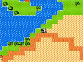 In game image of Niji no Silkroad on the Nintendo NES.