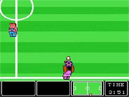 In game image of Nintendo World Cup on the Nintendo NES.