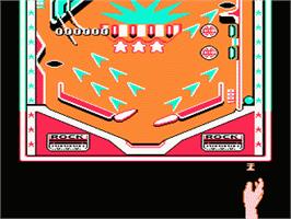 In game image of Rock 'n Ball on the Nintendo NES.