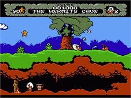 In game image of Somari the Adventurer on the Nintendo NES.