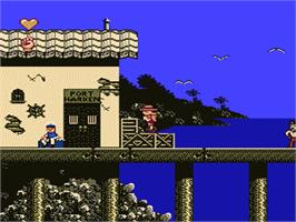 In game image of Stanley: The Search for Dr. Livingston on the Nintendo NES.