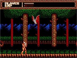 In game image of Sword Master on the Nintendo NES.