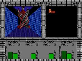 In game image of Swords and Serpents on the Nintendo NES.