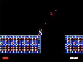 In game image of Thexder on the Nintendo NES.