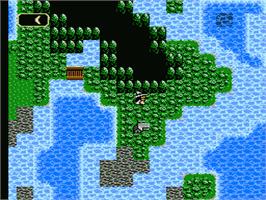 In game image of Ultima IV: Quest of the Avatar on the Nintendo NES.