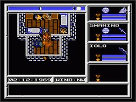 In game image of Ultima V: Warriors of Destiny on the Nintendo NES.