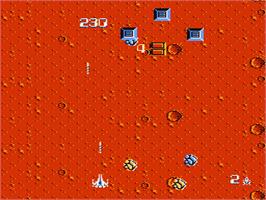 In game image of Zanac A.I. on the Nintendo NES.