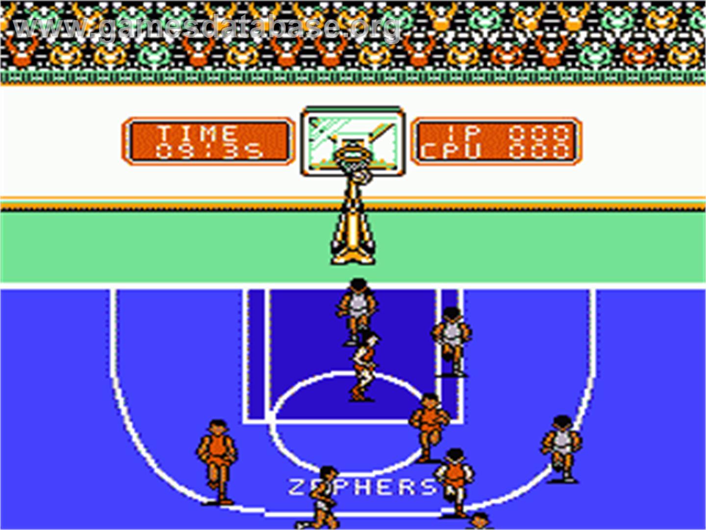 All-Pro Basketball - Nintendo NES - Artwork - In Game