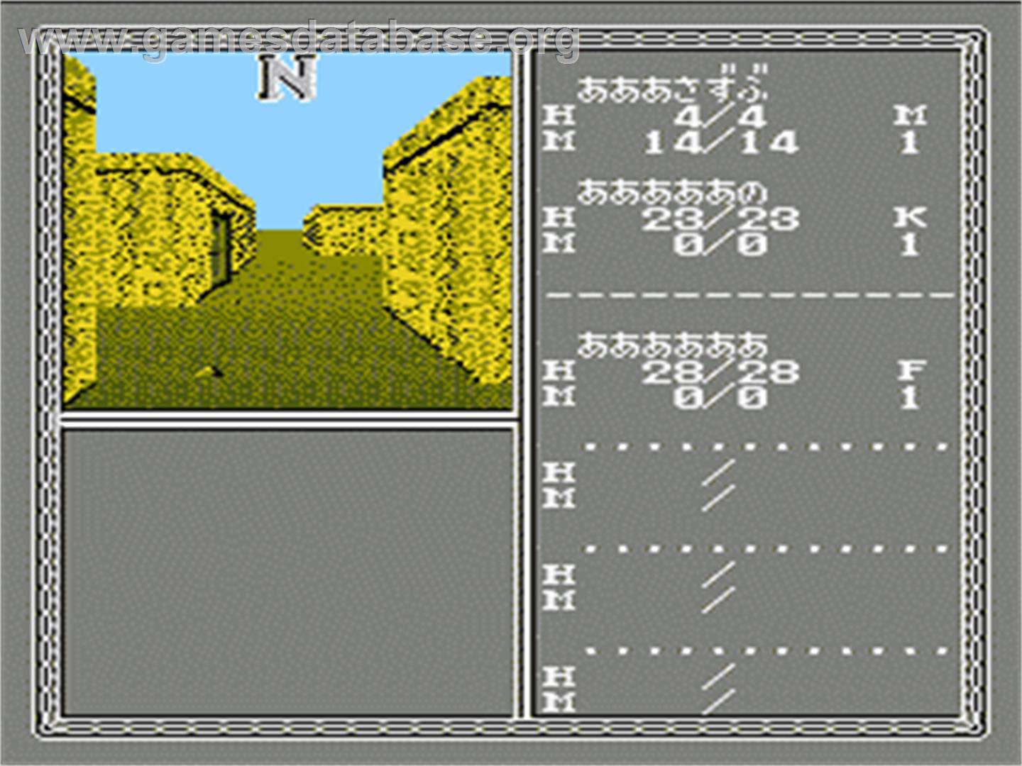 Bard's Tale II: The Destiny Knight - Nintendo NES - Artwork - In Game