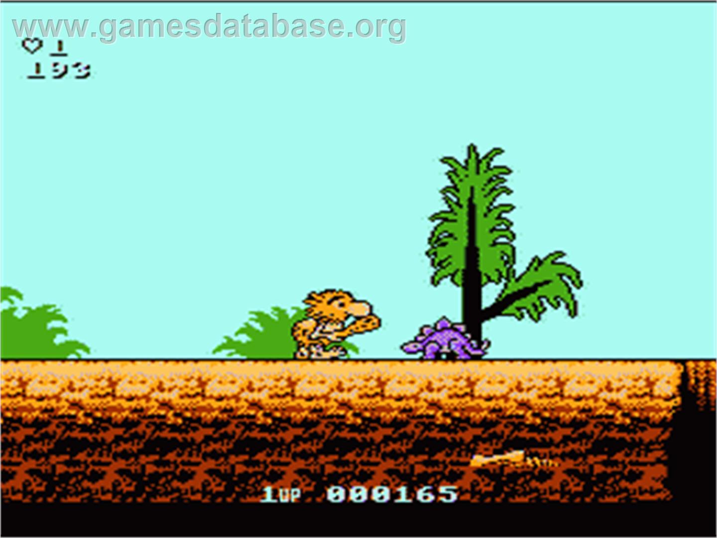 Big Nose the Caveman - Nintendo NES - Artwork - In Game