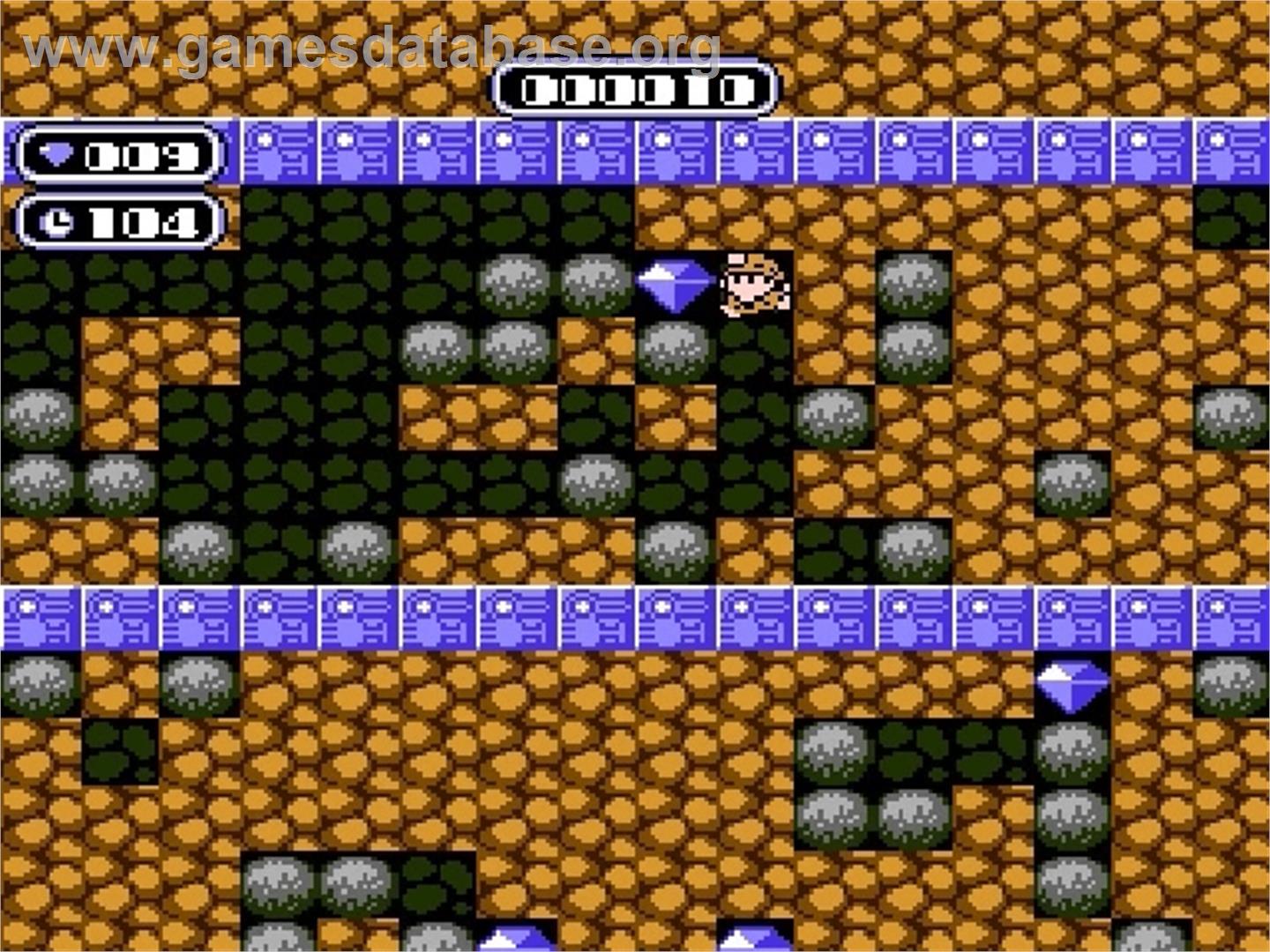 Boulder Dash - Nintendo NES - Artwork - In Game