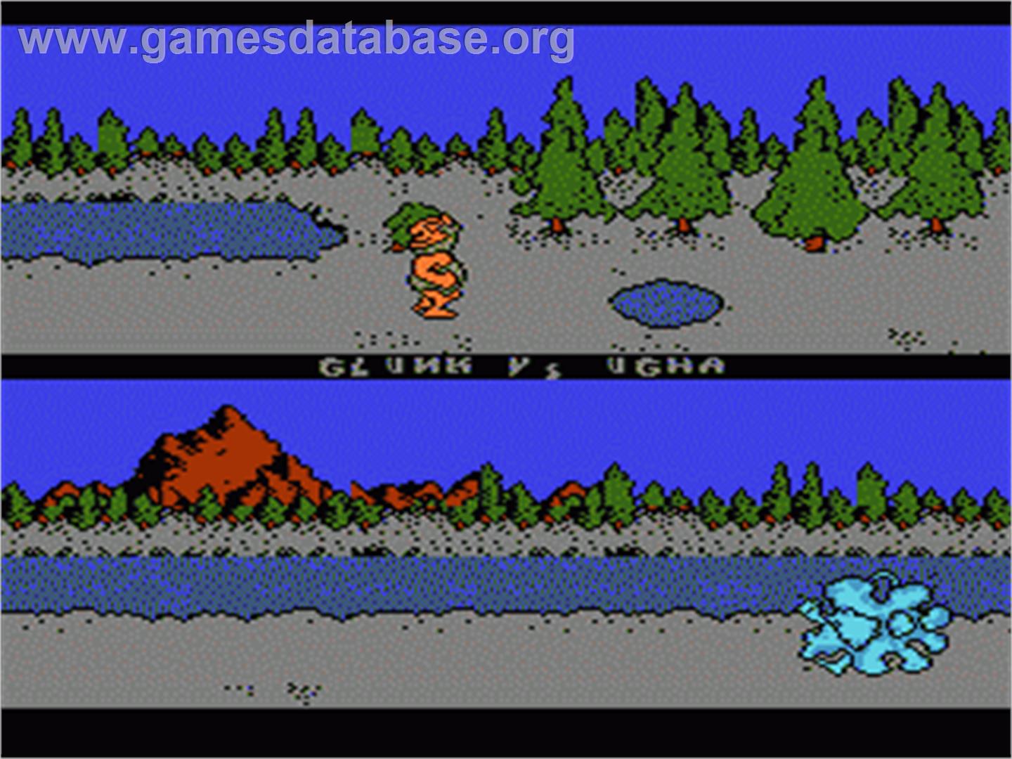 Caveman Ugh-Lympics - Nintendo NES - Artwork - In Game
