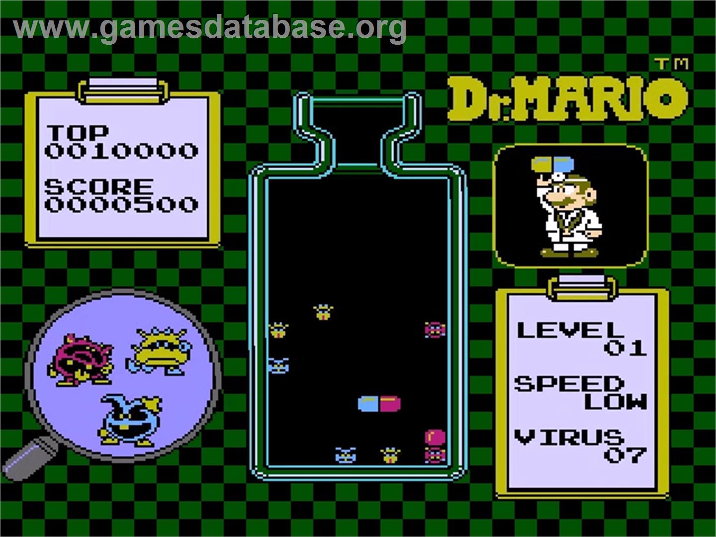 Dr. Mario - Nintendo NES - Artwork - In Game