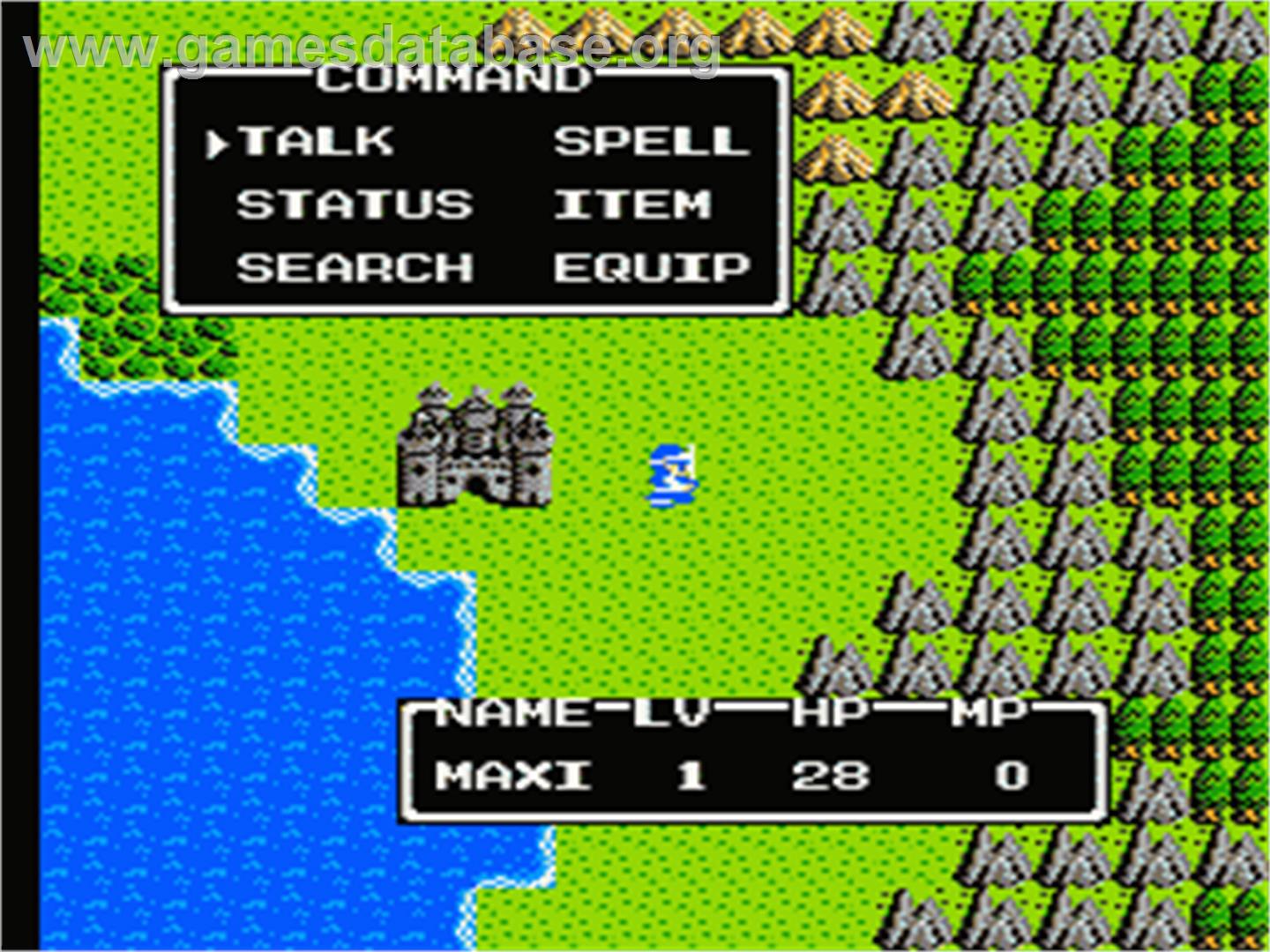 Dragon Warrior 2 - Nintendo NES - Artwork - In Game