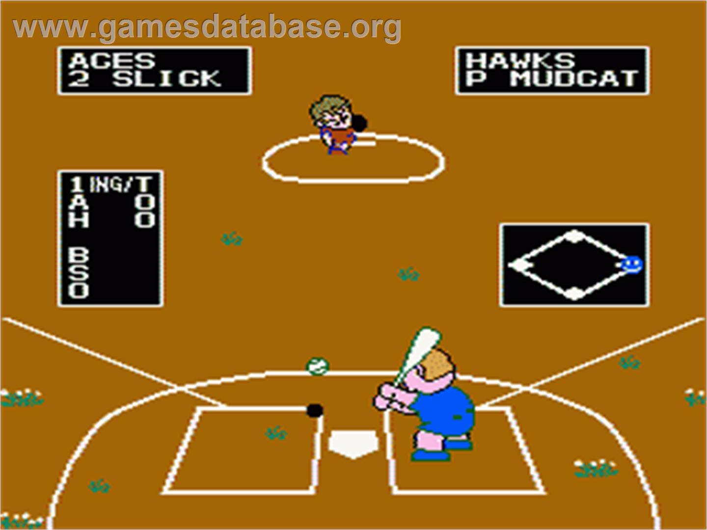 Dusty Diamond's All-Star Softball - Nintendo NES - Artwork - In Game