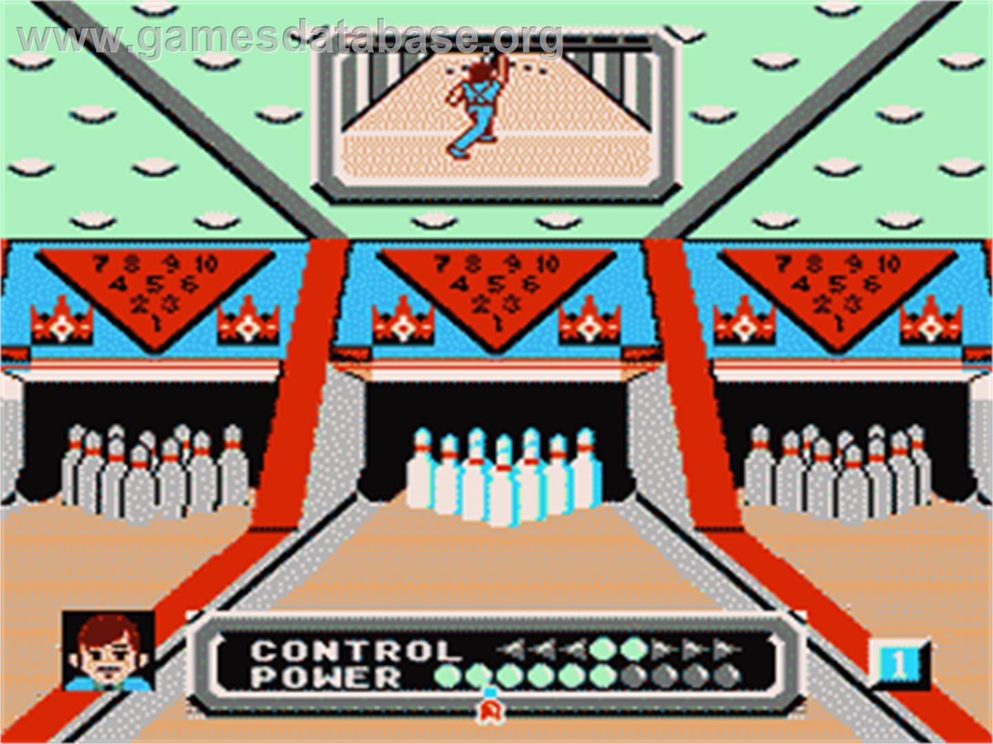 Dynamite Bowl - Nintendo NES - Artwork - In Game