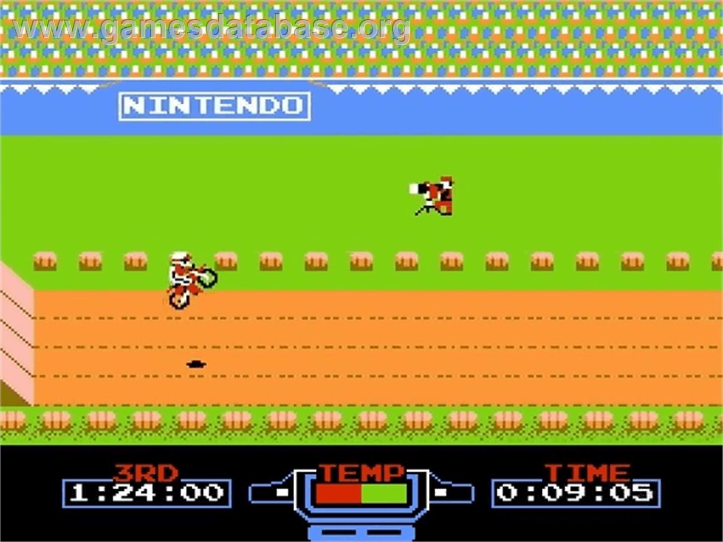 Excite Bike - Nintendo NES - Artwork - In Game