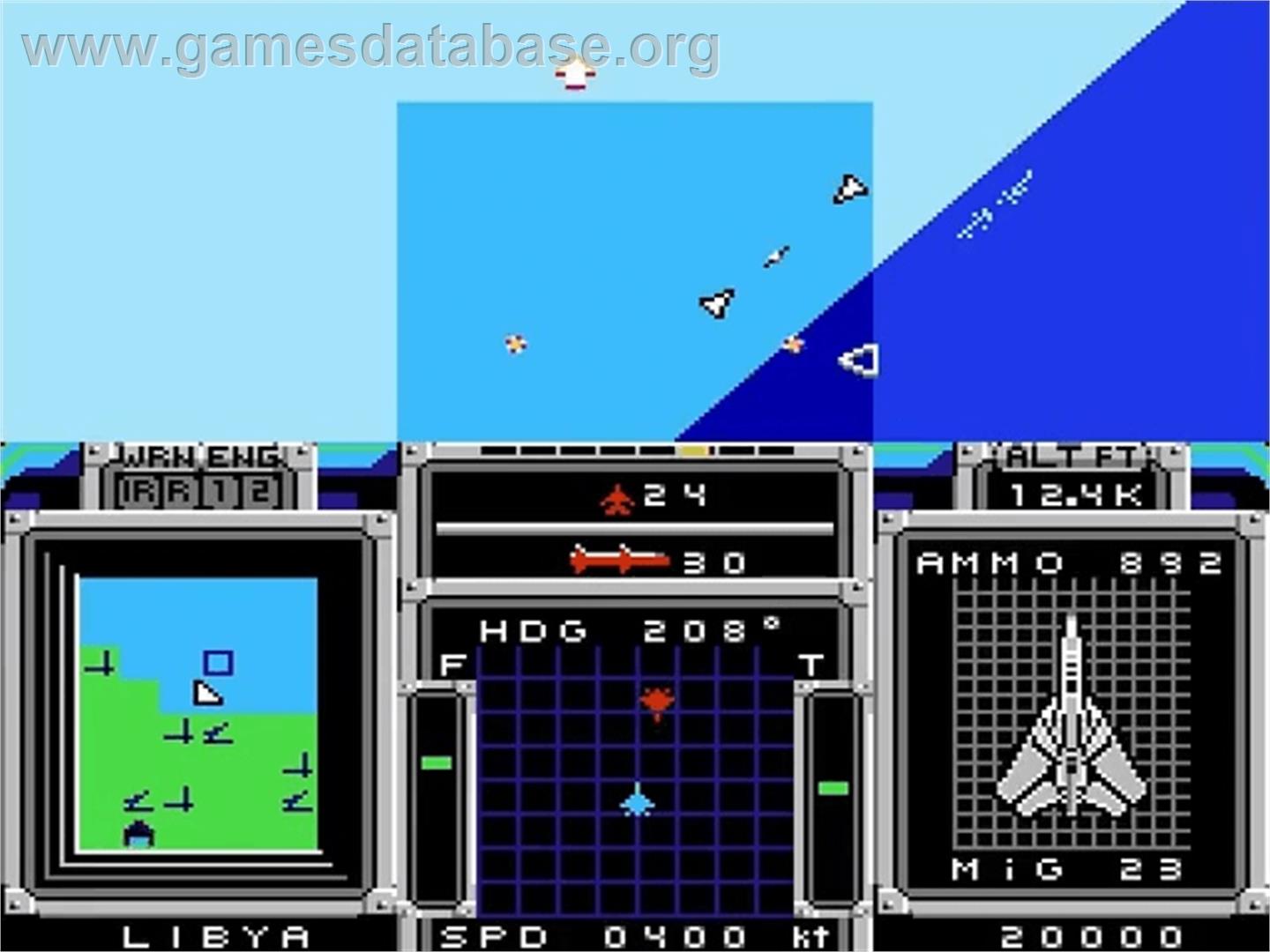 F-15 Strike Eagle - Nintendo NES - Artwork - In Game