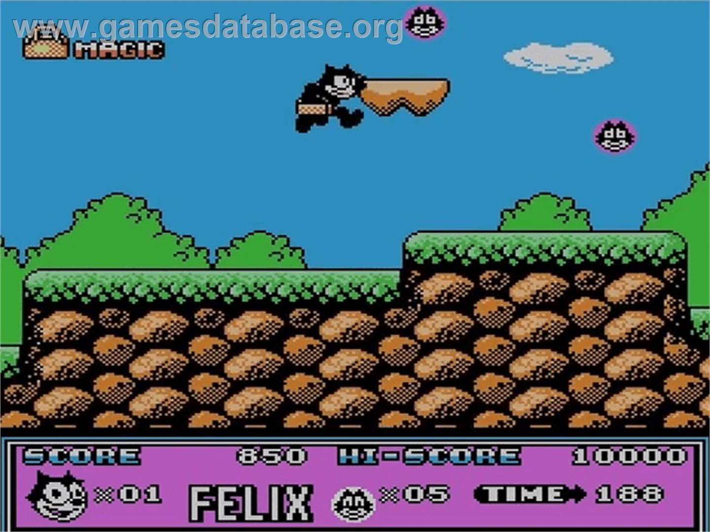 Felix the Cat - Nintendo NES - Artwork - In Game
