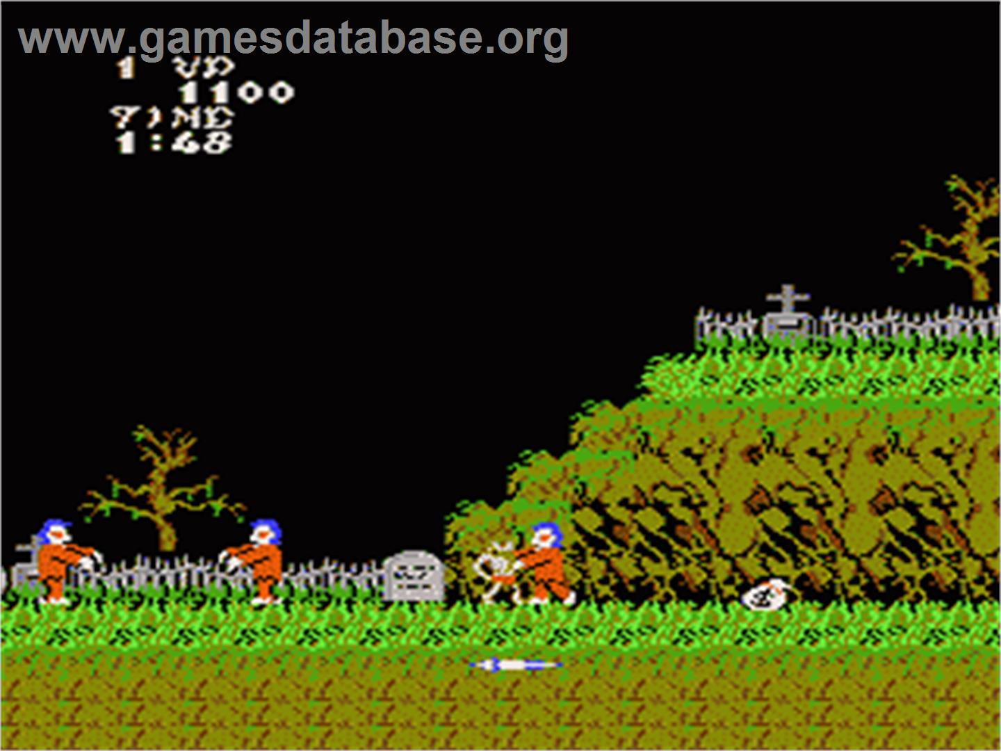 Ghosts'n Goblins - Nintendo NES - Artwork - In Game