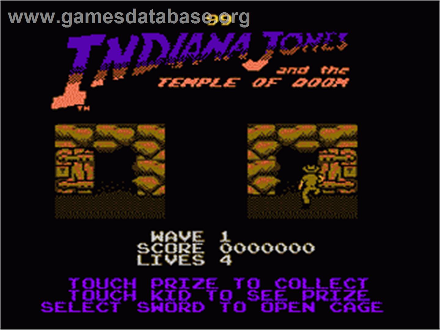 Indiana Jones and the Temple of Doom - Nintendo NES - Artwork - In Game