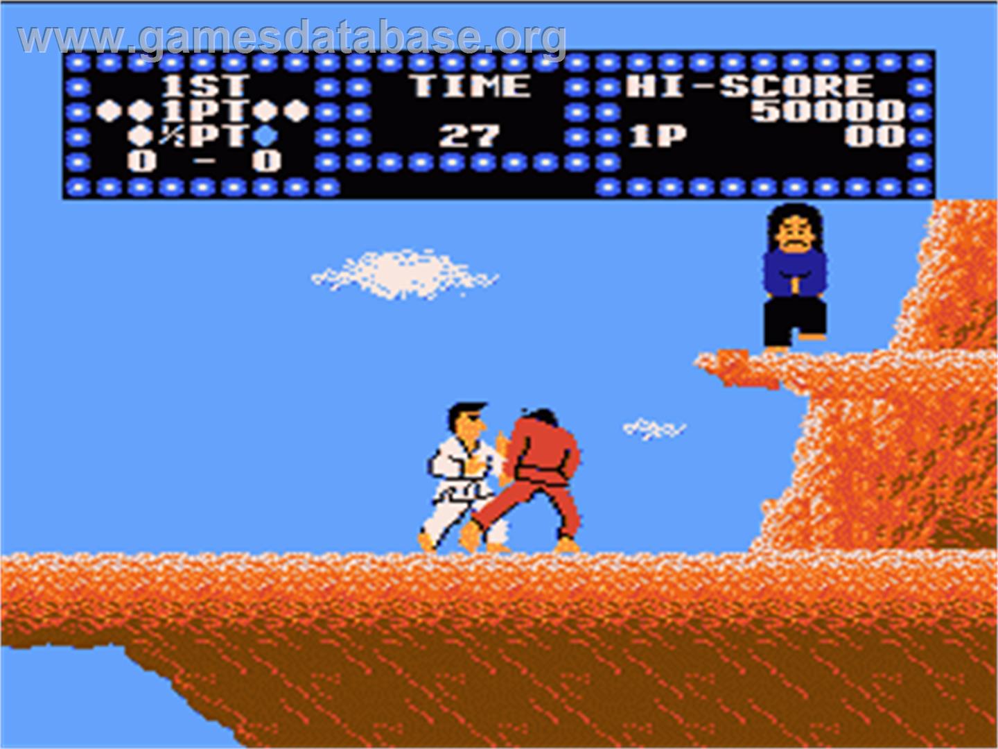 Karate Champ - Nintendo NES - Artwork - In Game
