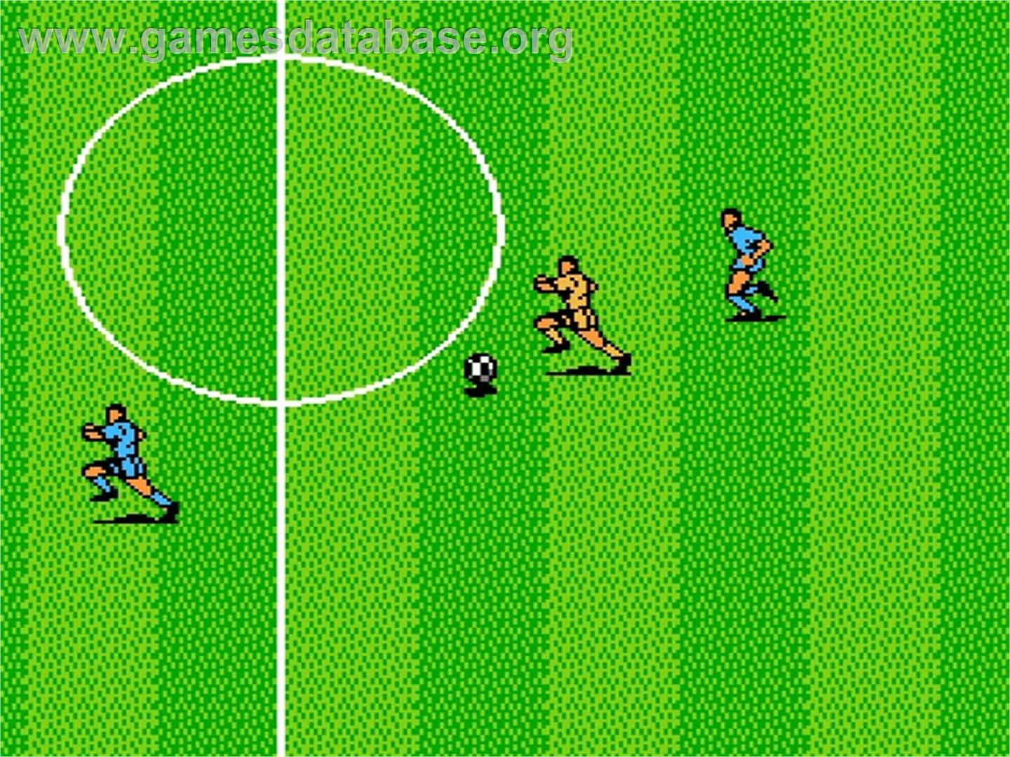 Konami Hyper Soccer - Nintendo NES - Artwork - In Game
