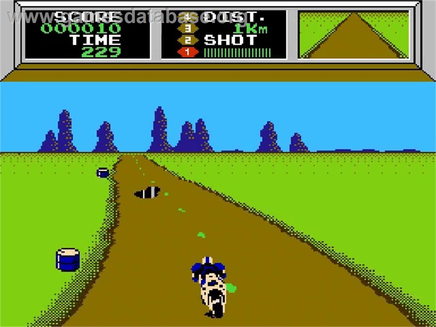 Mach Rider - Nintendo NES - Artwork - In Game