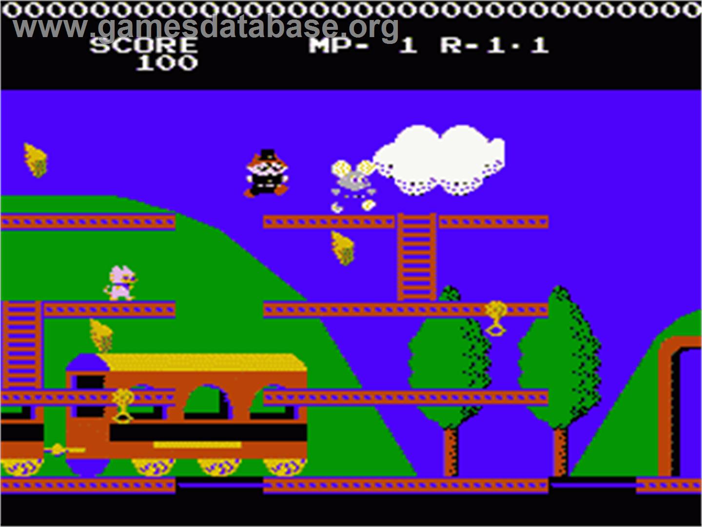 Mappy Land - Nintendo NES - Artwork - In Game