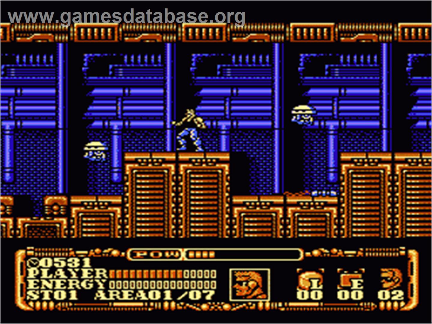 Power Blade 2 - Nintendo NES - Artwork - In Game