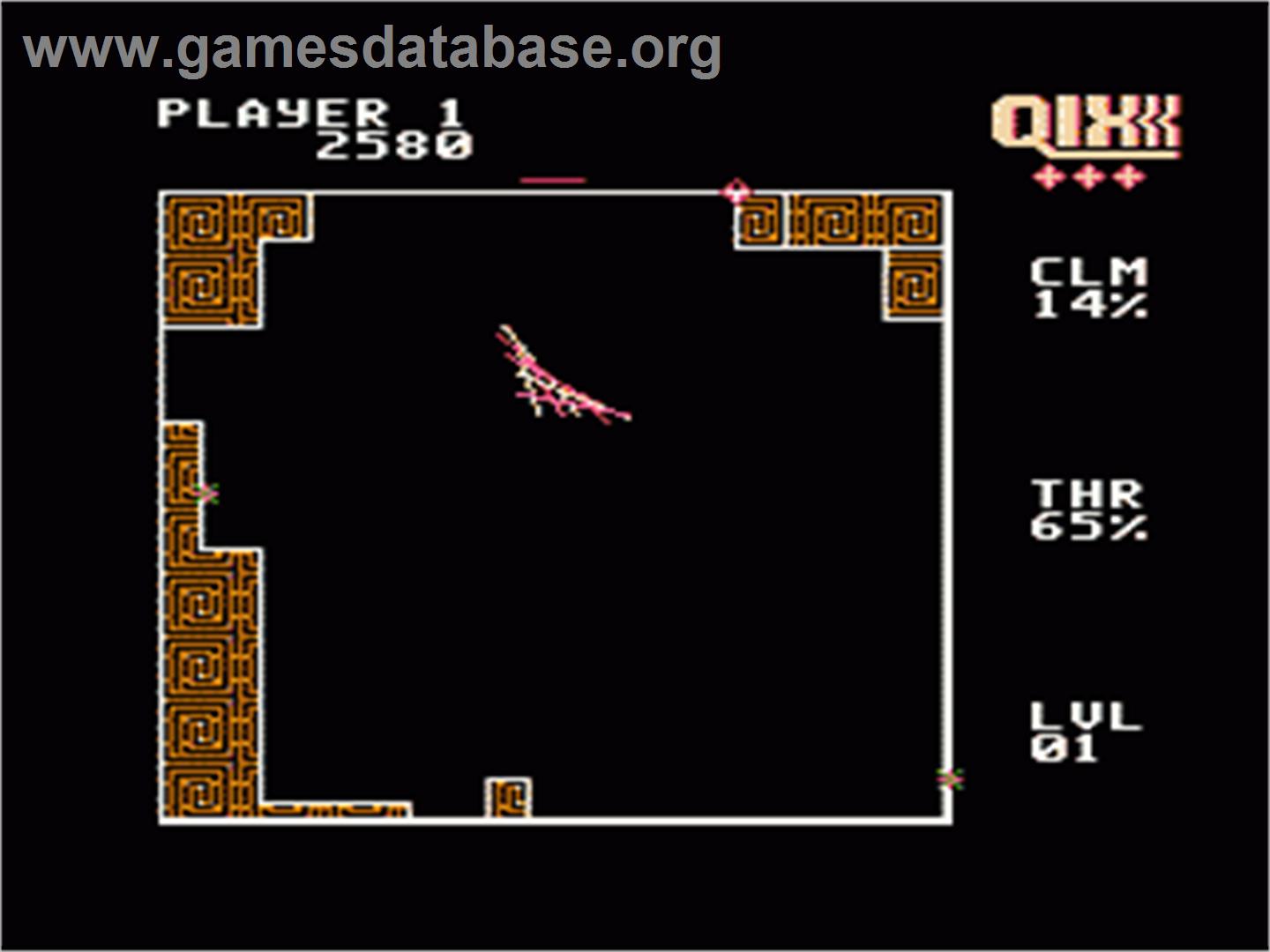 Qix - Nintendo NES - Artwork - In Game