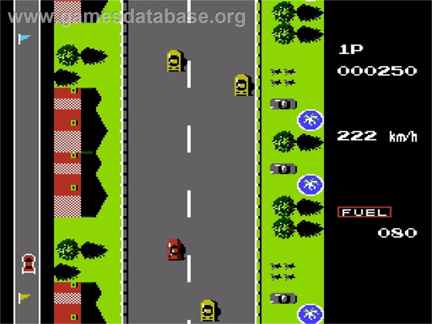 Road Fighter - Nintendo NES - Artwork - In Game