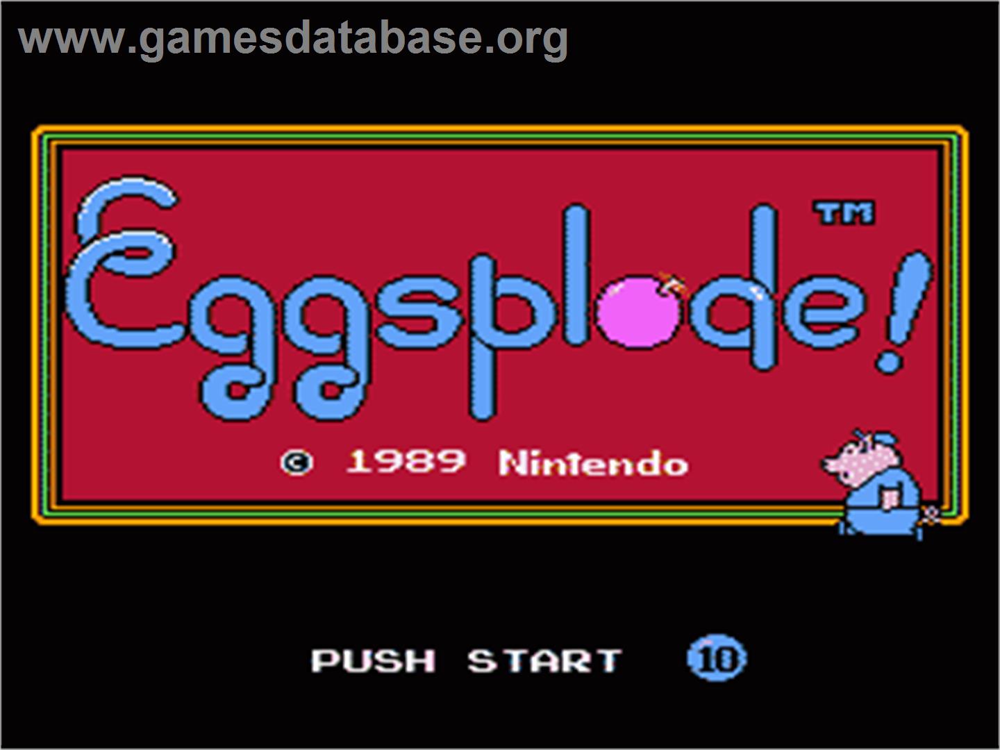 Short Order & Eggsplode - Nintendo NES - Artwork - In Game