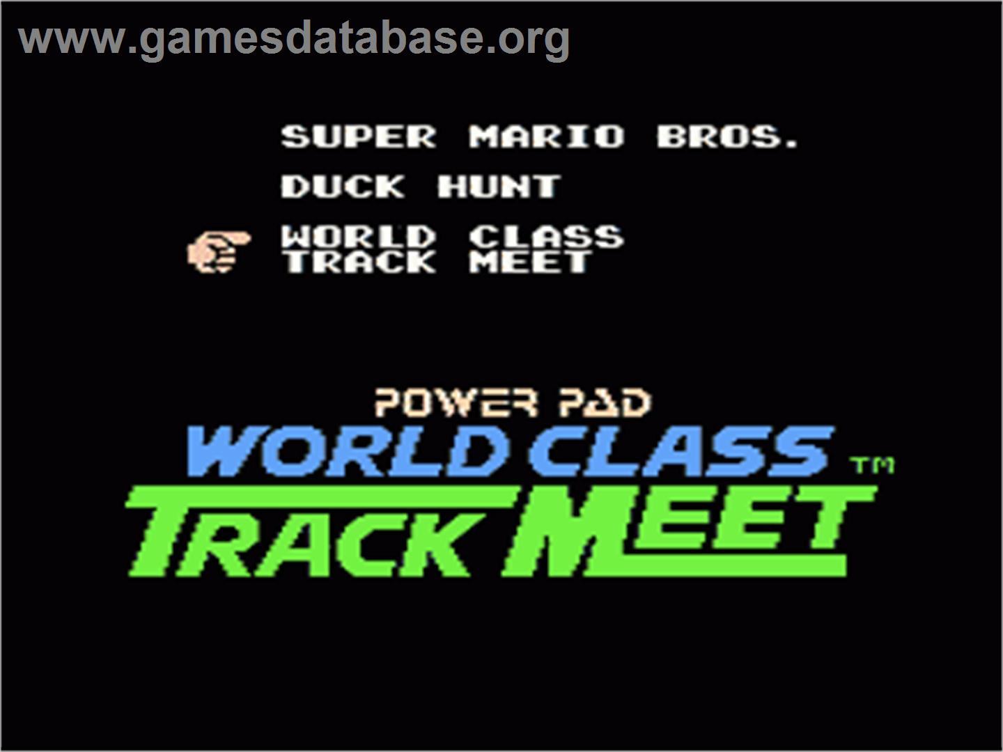 Super Mario Bros, Duck Hunt, & World Class Track Meet - Nintendo NES - Artwork - In Game