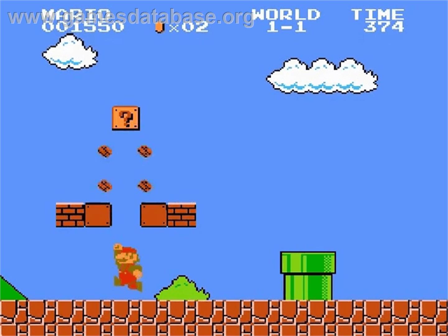 Super Mario Bros.& Duck Hunt - Nintendo NES - Artwork - In Game